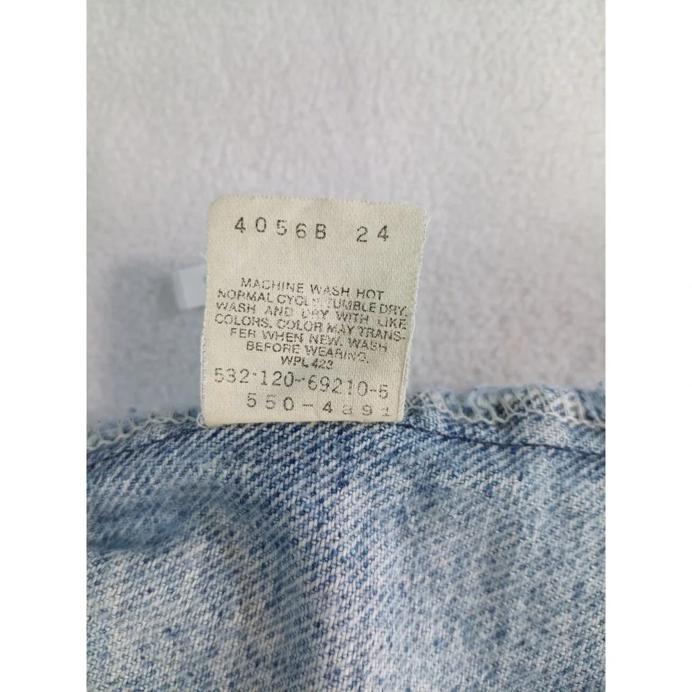 Vintage Levis 550 Jeans Mens 36x34 Blue Light Wash Made In USA 90s Distressed(P)